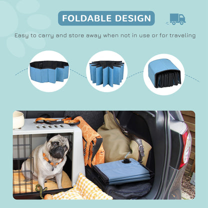 Φ100x30H cm Pet Swimming Pool-Blue