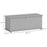 Storage Chest With Lid, 113L Storage Box, Grey