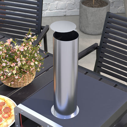 Warehouse Clearance Sale -  Portable Wood Pellet Pizza Oven with 12" / 30cm Rotating Pizza Stone, Peel and Cover, Wood Fired Pizza Maker with Thermometer