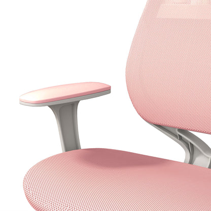 Office Chair, 360 Degree Swivel Desk Chair with Security Wheels, Pink
