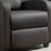 Recliner Sofa Massage Chair PU Leather Armcair w/ Footrest and Remote Control for Living Room, Bedroom, Home Theater, Brown