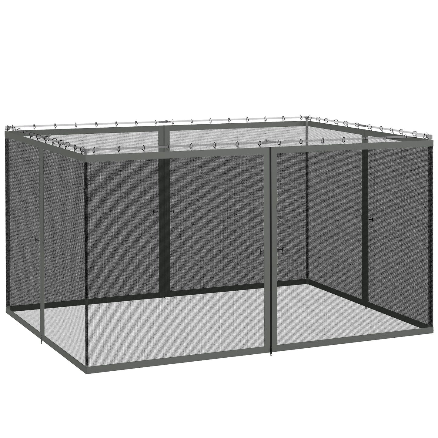 352 x 207cm Universal Replacement Gazebo Mesh Netting Screen Walls