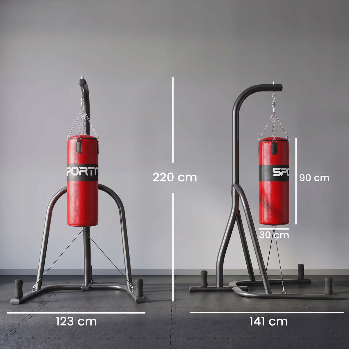 Freestanding Punching Bag for Adults with Stand and Heavy Bag