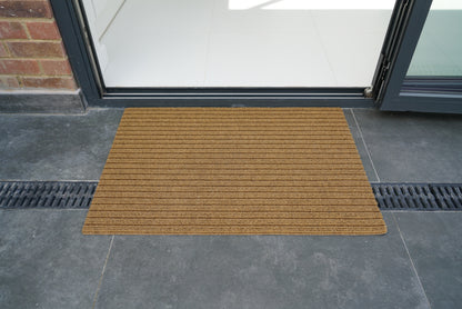 Trapper Non Slip Coir Style Heavy Duty Rubber Back Door Mats