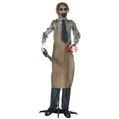 Life Size Outdoor Halloween Decoration Animatronic Chainsaw