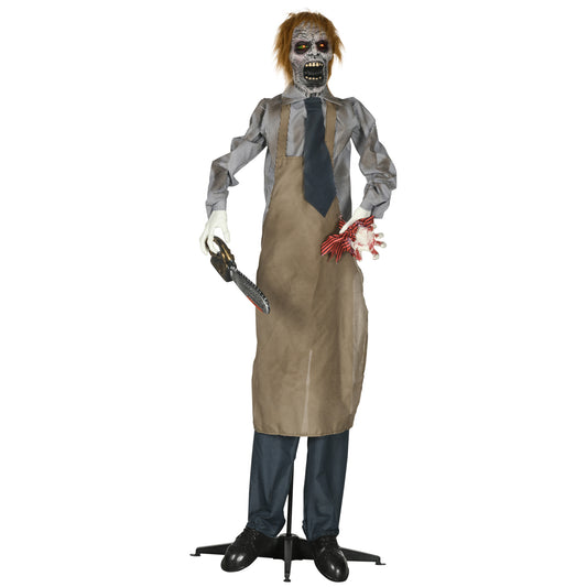 Life Size Outdoor Halloween Decoration Animatronic Chainsaw