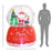 5.5FT Christmas Inflatable Crystal Ball with LED Lights for Party