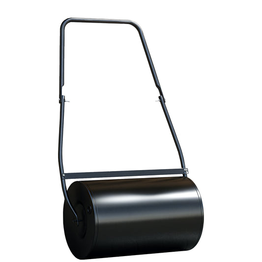 Garden Lawn Roller 38L Steel Push Grass Mower Water Sand Filled