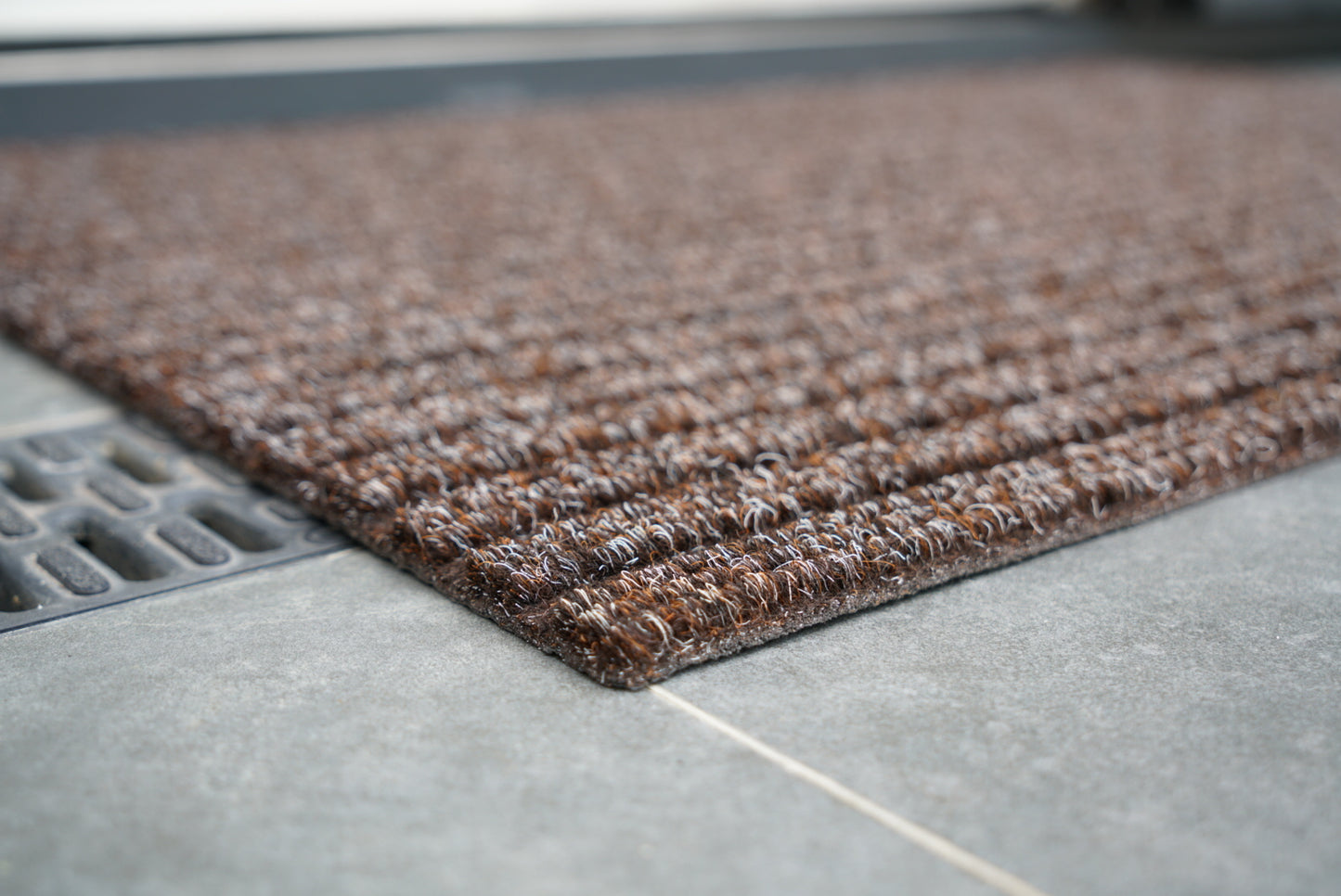 Trapper Non Slip Coir Style Heavy Duty Rubber Back Door Mats