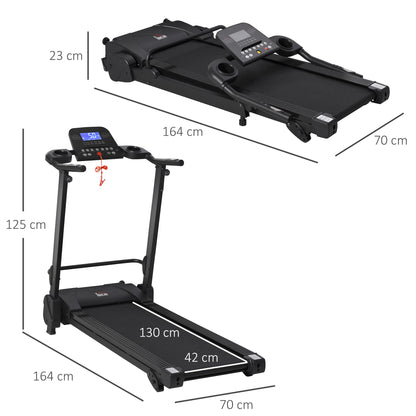 2.5HP Motorise Treadmill Machine MP3 & USB Player w/ 5 Preset Programs