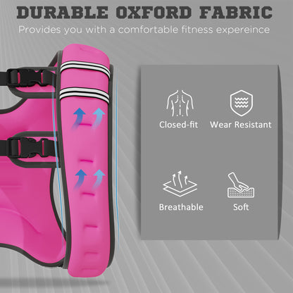 8KG Weighted Vest with Adjustable Straps, Pocket, Reflective Strips