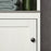 kleankin Slimline Bathroom Storage , Freestanding Tower Cabinet with 3 Open Shelves and Adjustable Shelf, Antique White