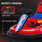 6V Kids Bumper Car, 360° Rotation Waltz Car w/ 2 Speeds - Red