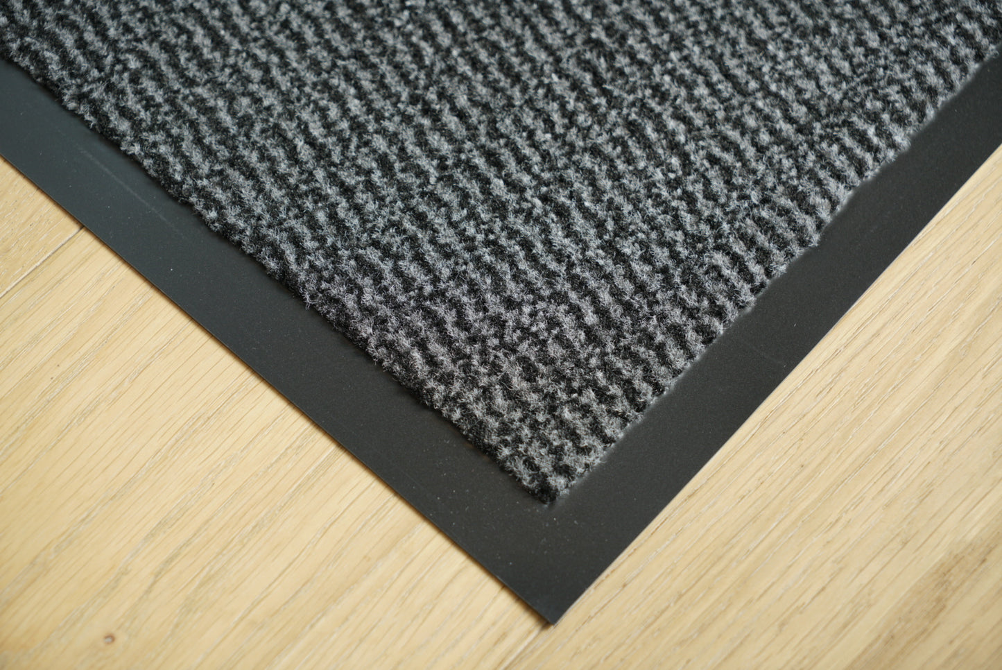 Leyla Non Slip Dirt Trapper Rubber Edged PVC Barrier Door Entrance Mats - 7 Colours Available