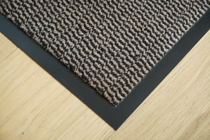 Leyla Non Slip Dirt Trapper Rubber Edged PVC Barrier Door Entrance Mats - 7 Colours Available