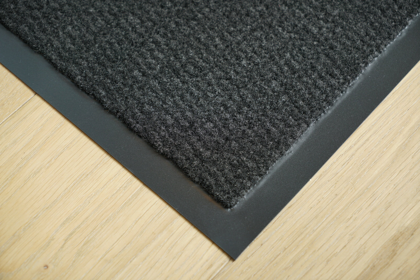 Leyla Non Slip Dirt Trapper Rubber Edged PVC Barrier Door Entrance Mats - 7 Colours Available