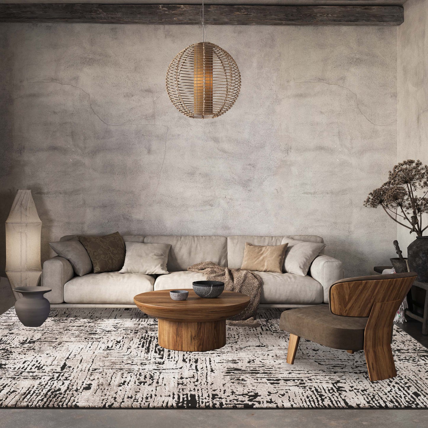 Belgravia Contemporary Rug With Velvet Feel Stylish Metallic Accents Illusion - 3 Colours Available