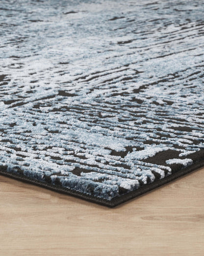 Belgravia Contemporary Rug With Velvet Feel Stylish Metallic Accents Illusion - 3 Colours Available
