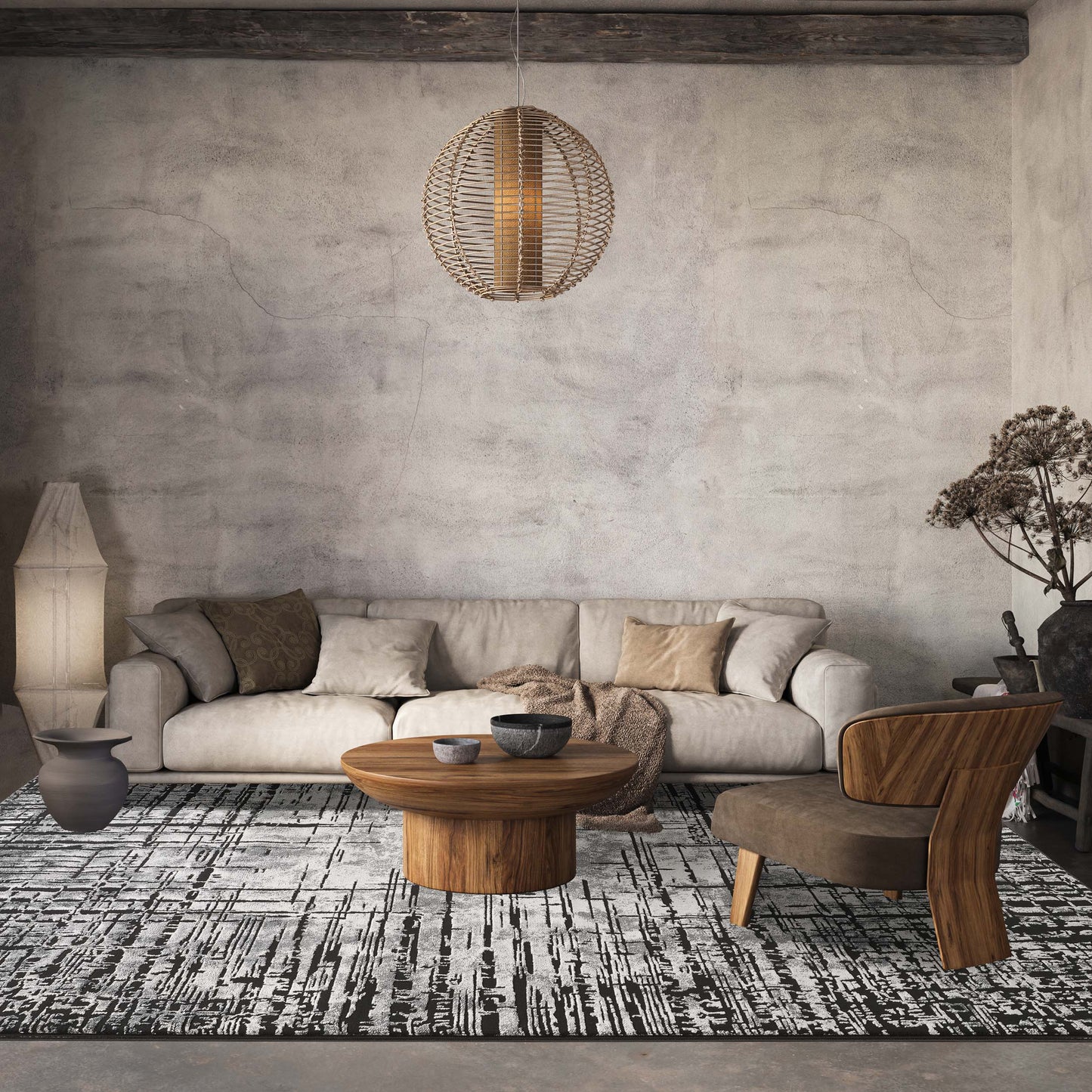 Belgravia Contemporary Rug With Velvet Feel Stylish Metallic Accents Nexus - 3 Colours Available