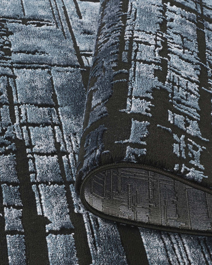 Belgravia Contemporary Rug With Velvet Feel Stylish Metallic Accents Nexus - 3 Colours Available