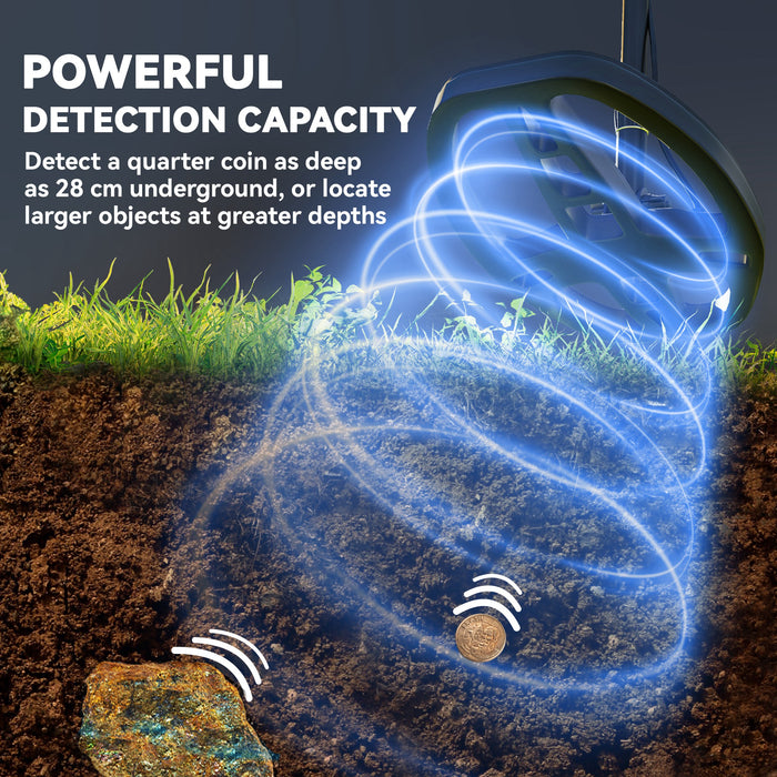 Gold Metal Detector with DSP Chip and 5 Professional Modes