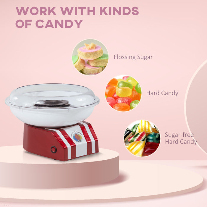 Cotton Candy Maker Machine Gadgetry Electric Making Candy Floss Red