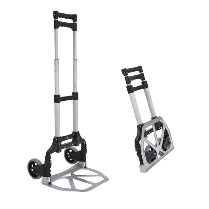 Heavy Duty Aluminium Foldable Hand Truck Trolley, 70KG Load Capacity