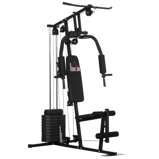 Multifunction Home Gym Machine, with 45kg Weight Stacks, for Strength Training