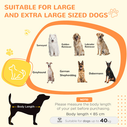 48" Heavy Duty Dog Crate on Wheels w/ Bowl Holder, Removable Tray