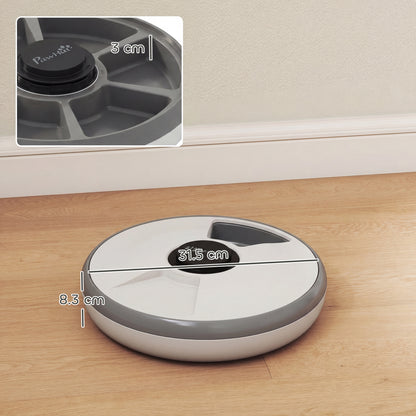 Automatic Cat Feeder Programmable Timer for 6 Meals
