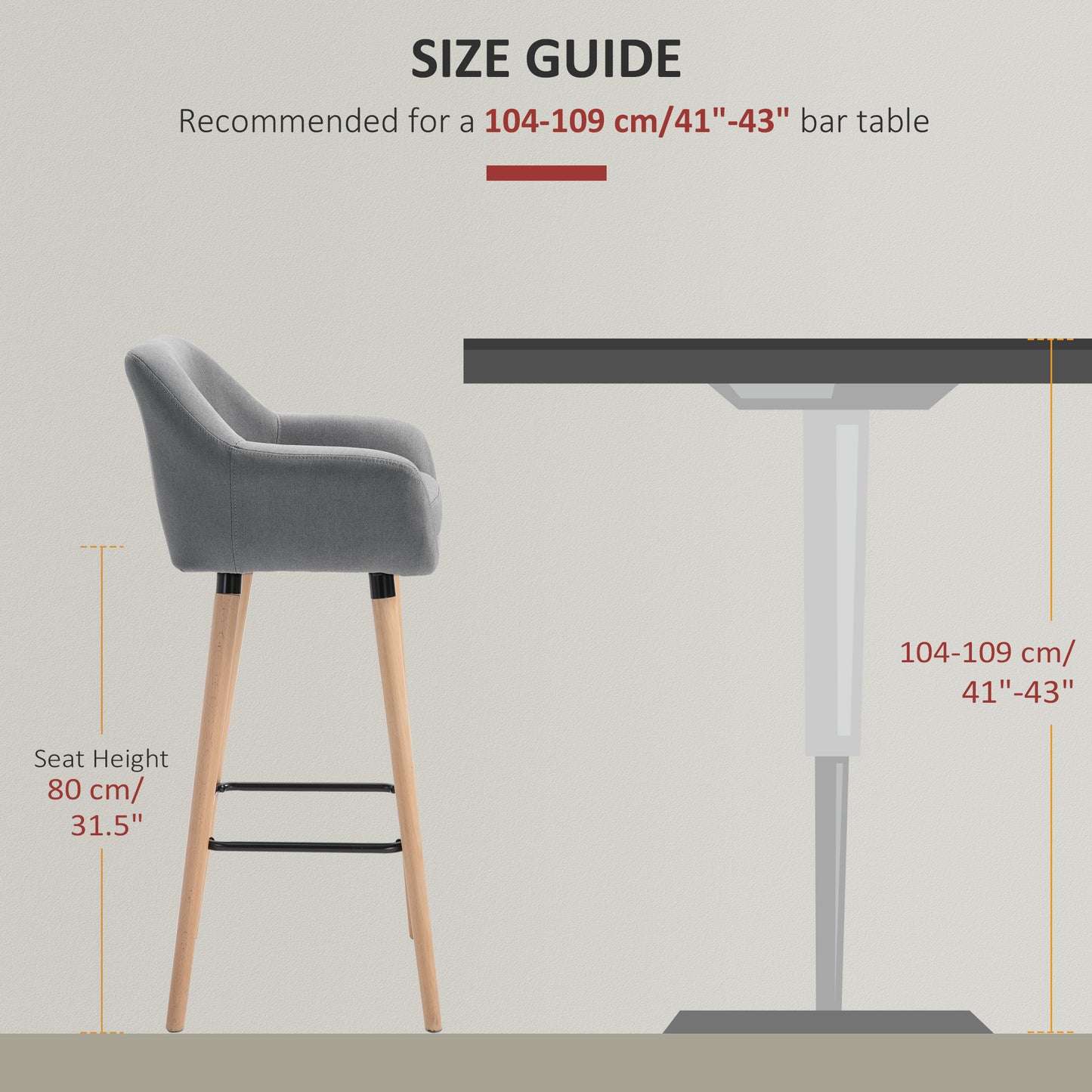 Barstools - Set of two elegant and softly curved chairs which look anywhere in your home