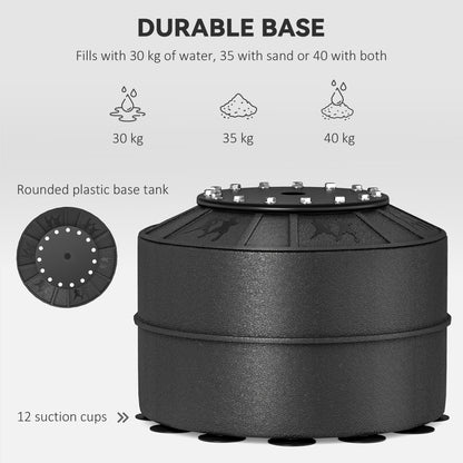 Boxing Punch Bag Stand w/ Rotating Flexible Arm Speed Ball Waterable Base