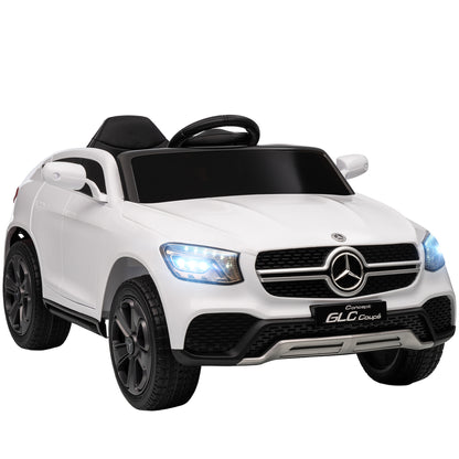 Mercedes-Benz GLC Licensed Kids Ride on Car with Remote, White