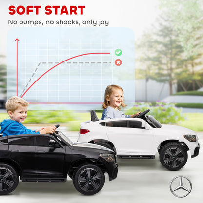Mercedes-Benz GLC Licensed Kids Ride on Car with Remote, White