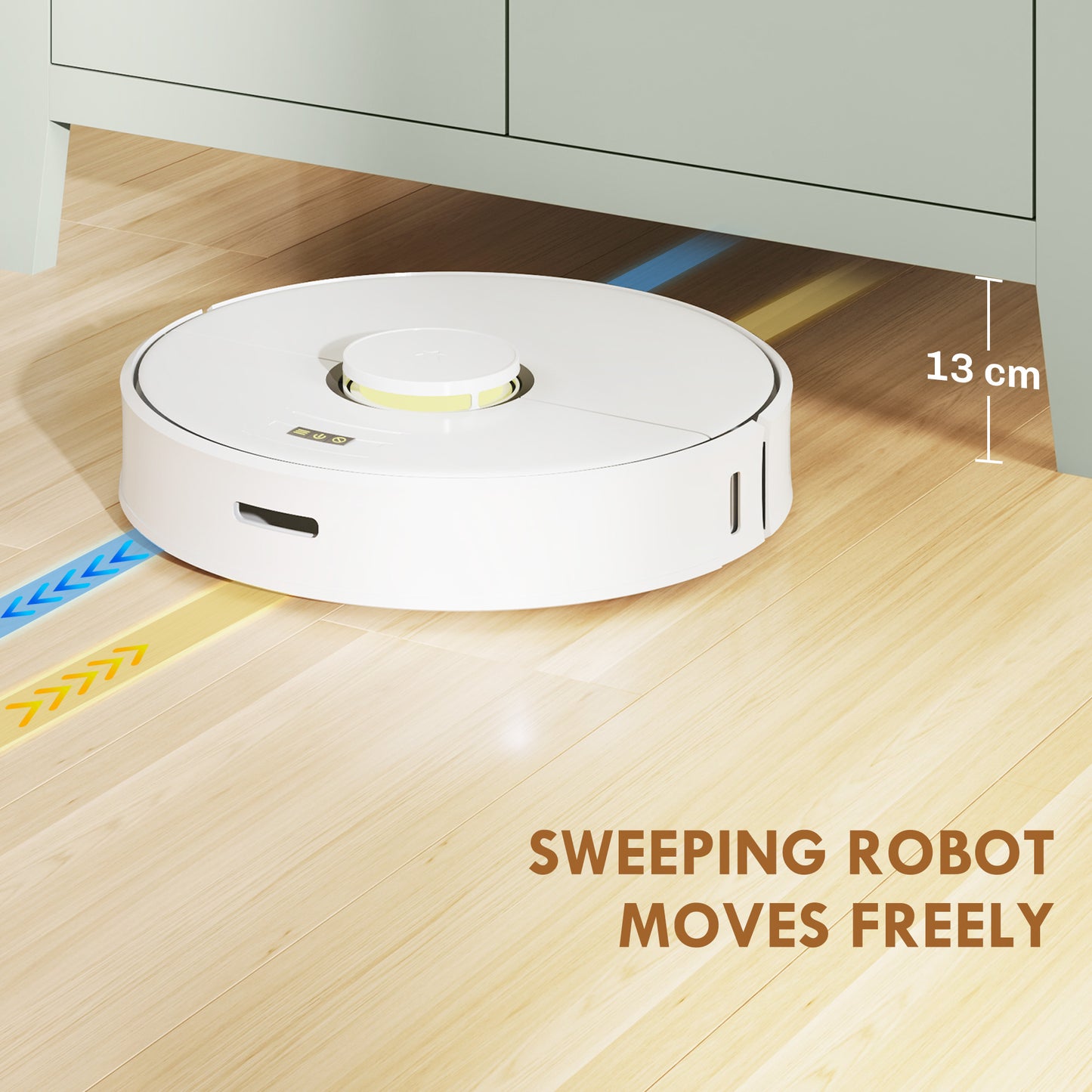 Sideboard with Drawer, Adjustable Shelf for Living Room, Light Green