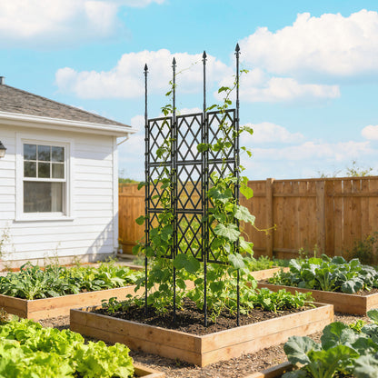 Foldable Garden Trellis, Lattice Climbing Support Trellis