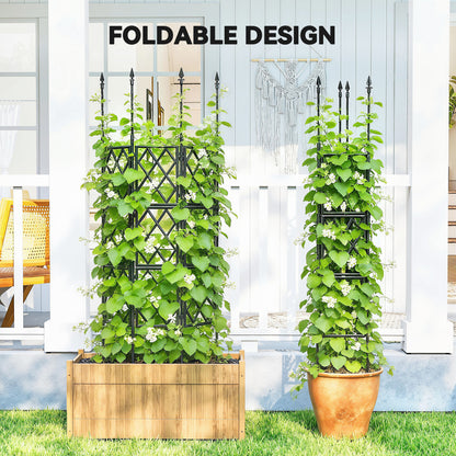 Foldable Garden Trellis, Lattice Climbing Support Trellis