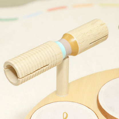 Baby Drum Kit, Wooden Kids Musical Instruments, Gift for Girls Boys