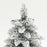 2 Piece Mini Artificial Christmas Trees Flocked Tabletop Xmas Trees