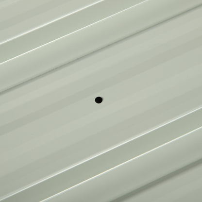 Pack of 12 Metal Roofing Sheets for Greenhouse and Shed, Dark Grey