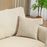 Modern Two Seater Sofa, Linen Fabric Sofa Couch for Living Room, Beige