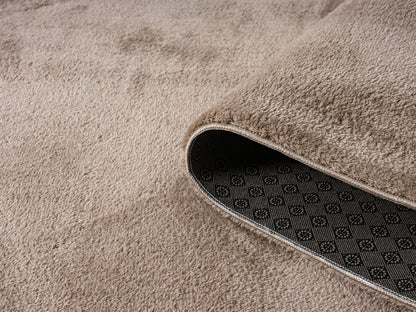 Comfy Washable Low Pile Living Room Area Rug - Anti-Slip Felt Backing - 12 Colours Available