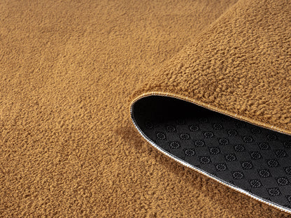 Comfy Washable Low Pile Living Room Area Rug - Anti-Slip Felt Backing - 12 Colours Available