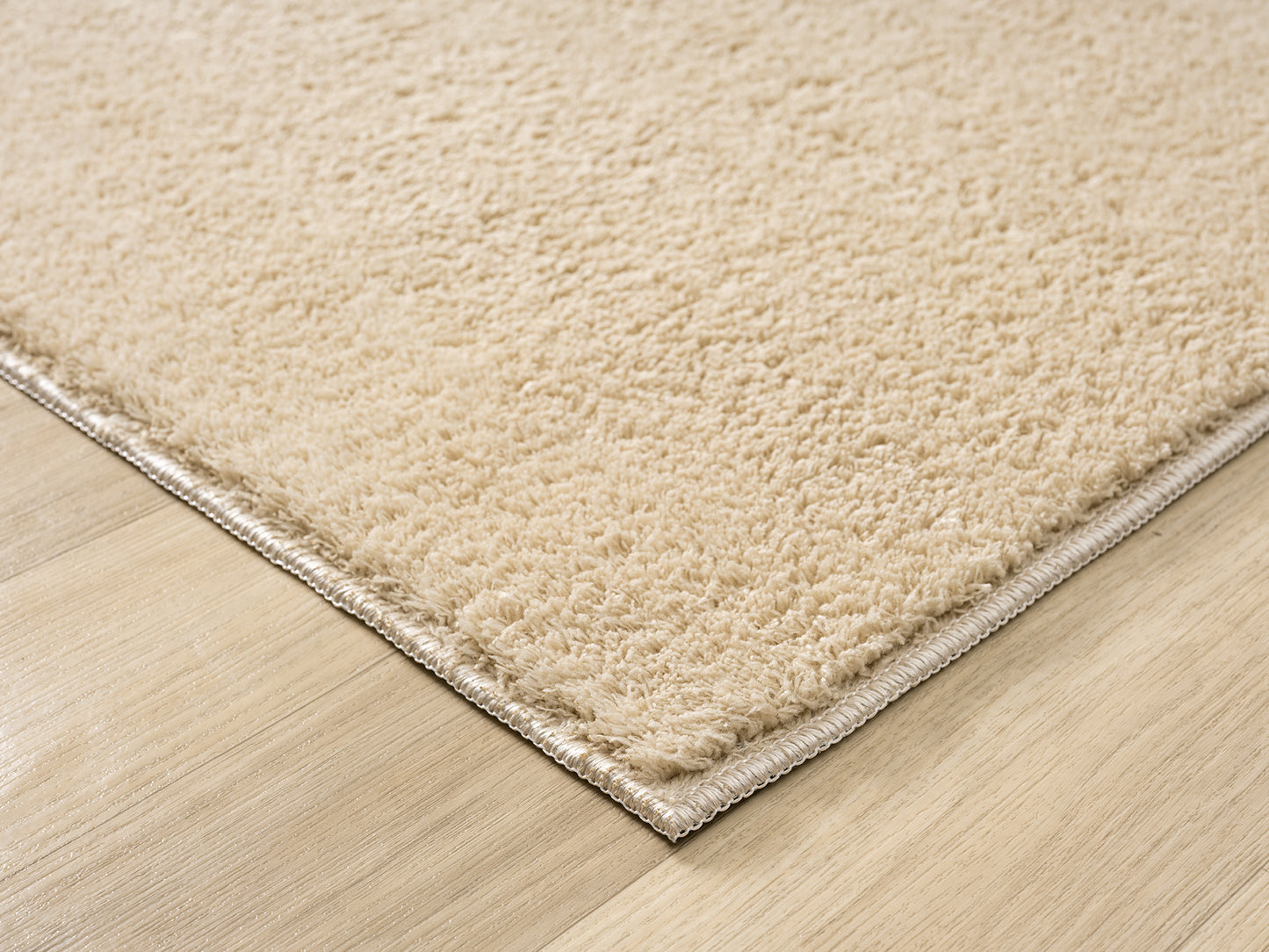 Comfy Washable Low Pile Living Room Area Rug - Anti-Slip Felt Backing - 12 Colours Available