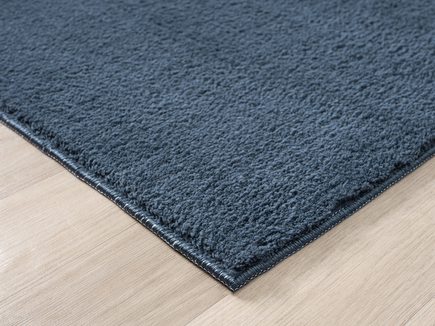 Comfy Washable Low Pile Living Room Area Rug - Anti-Slip Felt Backing - 12 Colours Available