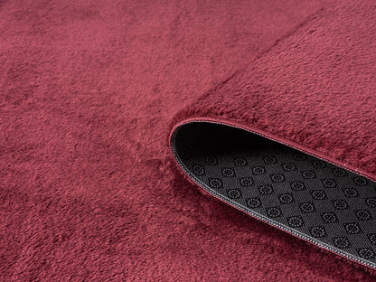 Comfy Washable Low Pile Living Room Area Rug - Anti-Slip Felt Backing - 12 Colours Available