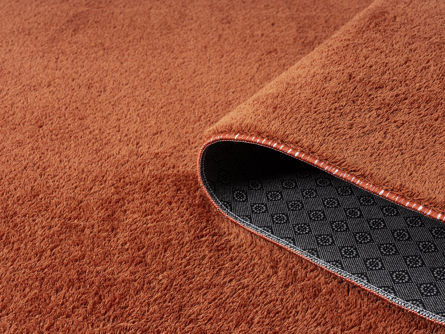 Comfy Washable Low Pile Living Room Area Rug - Anti-Slip Felt Backing - 12 Colours Available