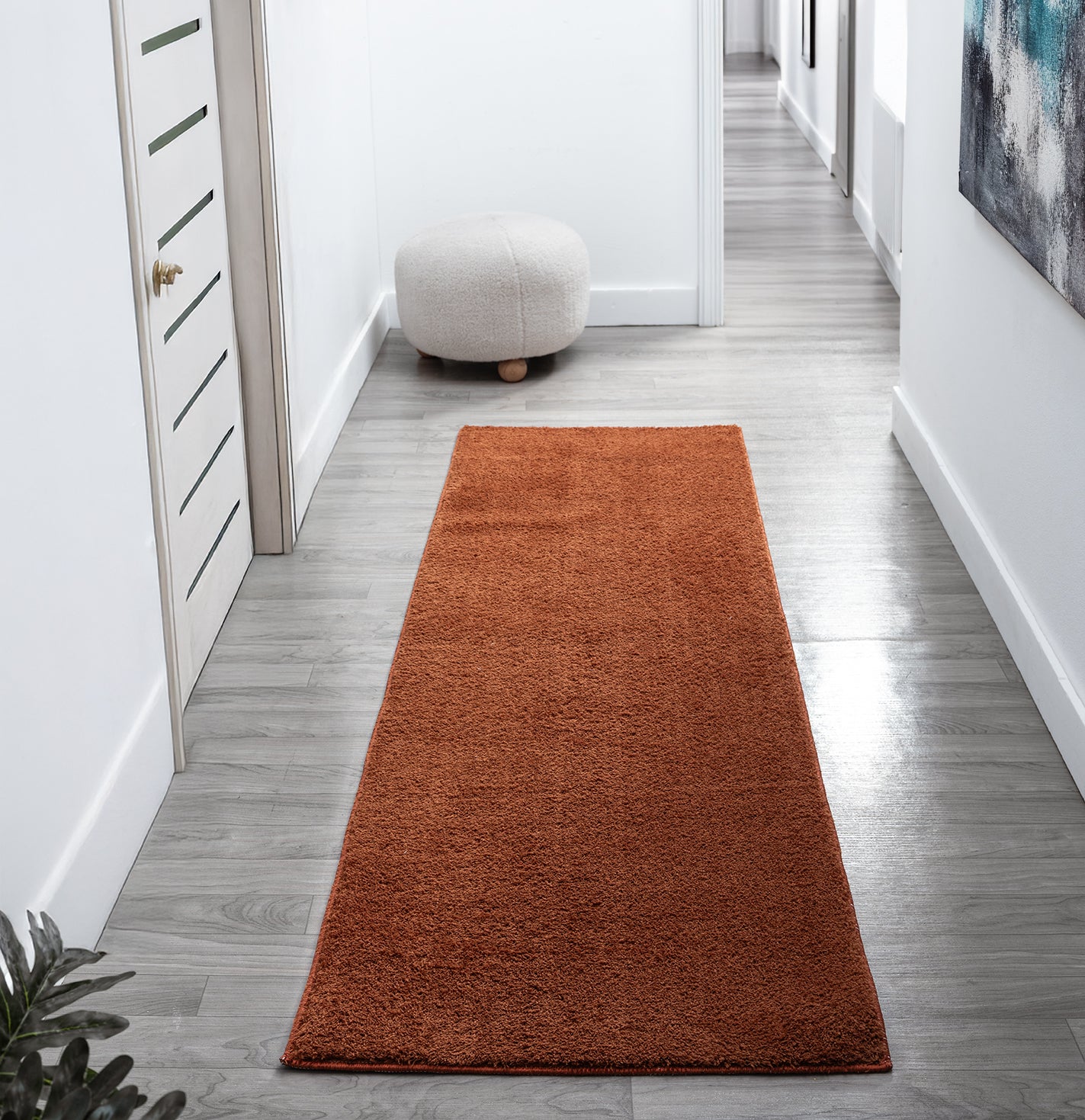 Comfy Washable Low Pile Living Room Area Rug - Anti-Slip Felt Backing - 12 Colours Available