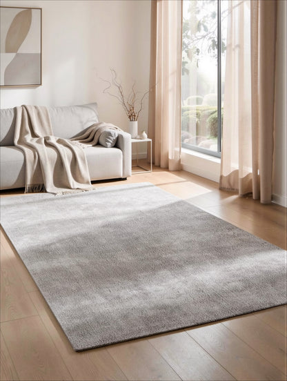 Comfy Washable Low Pile Living Room Area Rug - Anti-Slip Felt Backing - 12 Colours Available