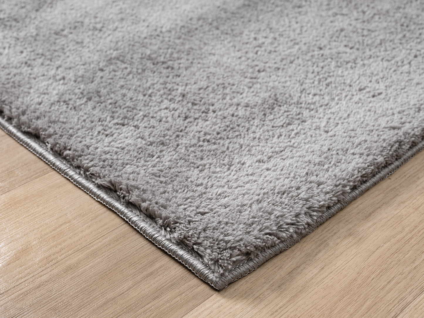Comfy Washable Low Pile Living Room Area Rug - Anti-Slip Felt Backing - 12 Colours Available